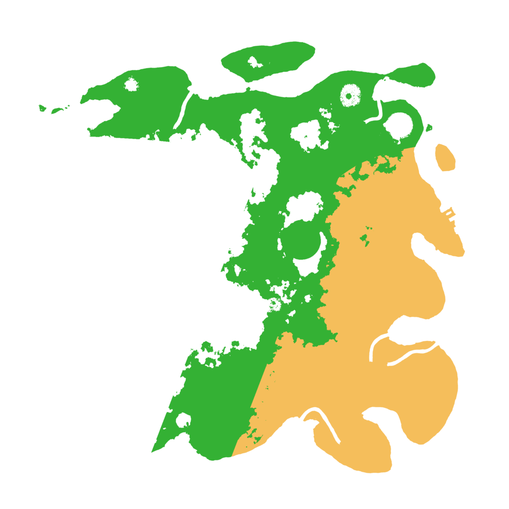 Biome Rust Map: Procedural Map, Size: 3500, Seed: 563846