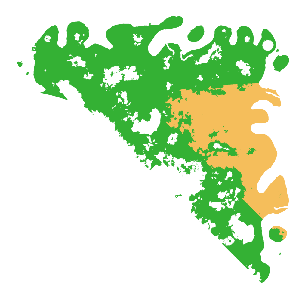 Biome Rust Map: Procedural Map, Size: 5000, Seed: 197643582