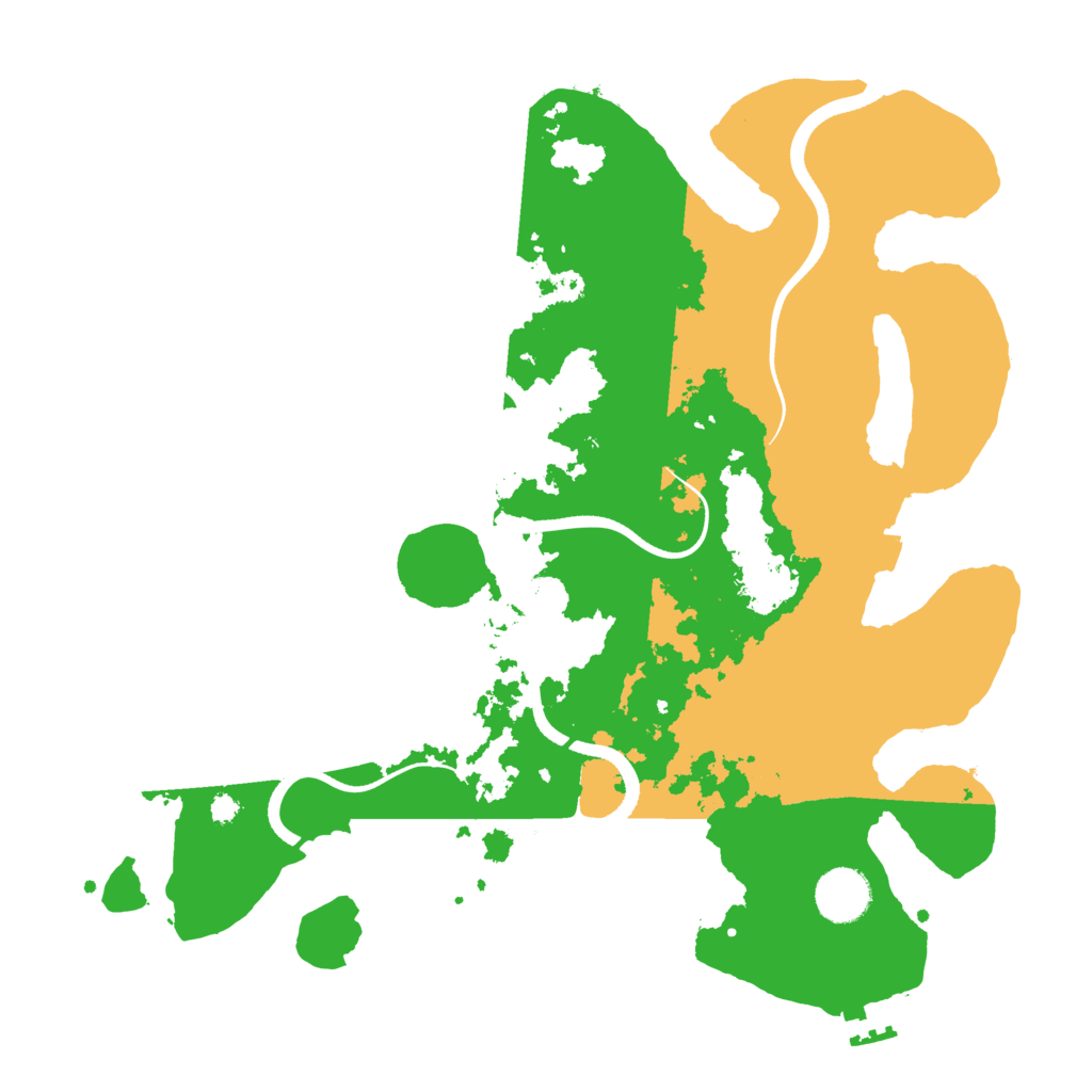 Biome Rust Map: Procedural Map, Size: 3500, Seed: 197909731