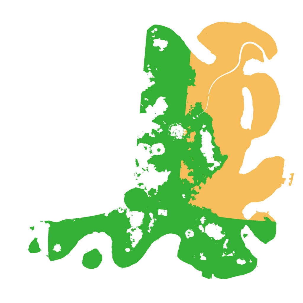 Biome Rust Map: Procedural Map, Size: 3500, Seed: 197909731