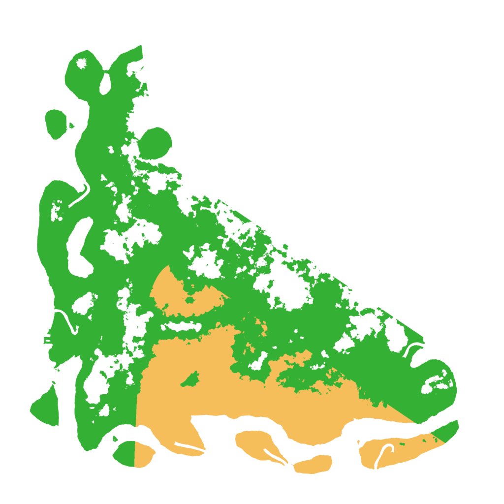 Biome Rust Map: Procedural Map, Size: 4500, Seed: 439623122