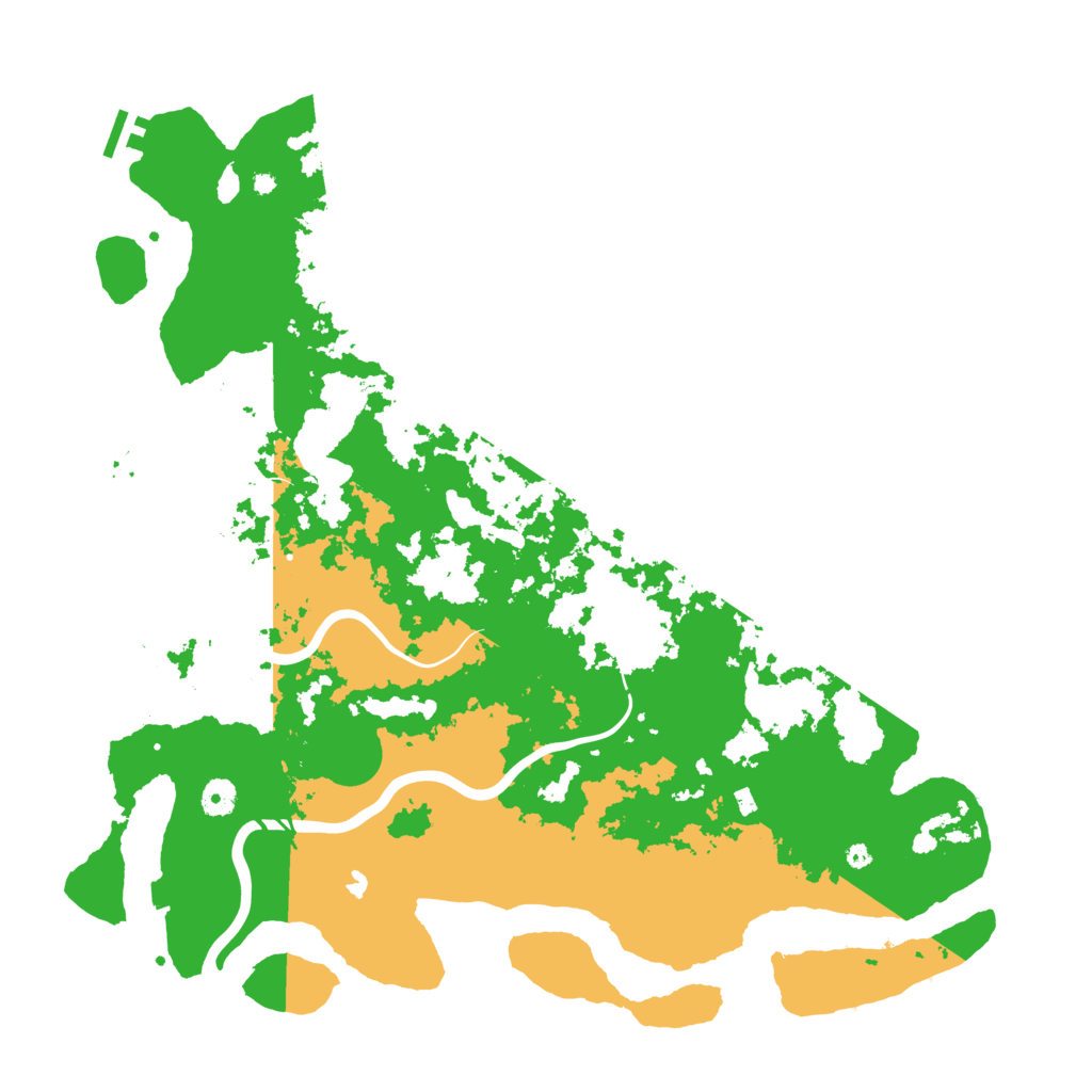 Biome Rust Map: Procedural Map, Size: 4500, Seed: 439623122