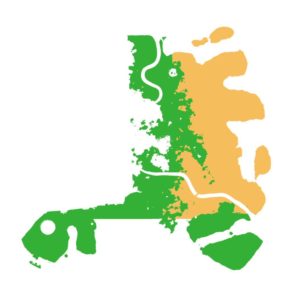 Biome Rust Map: Procedural Map, Size: 3500, Seed: 285282641