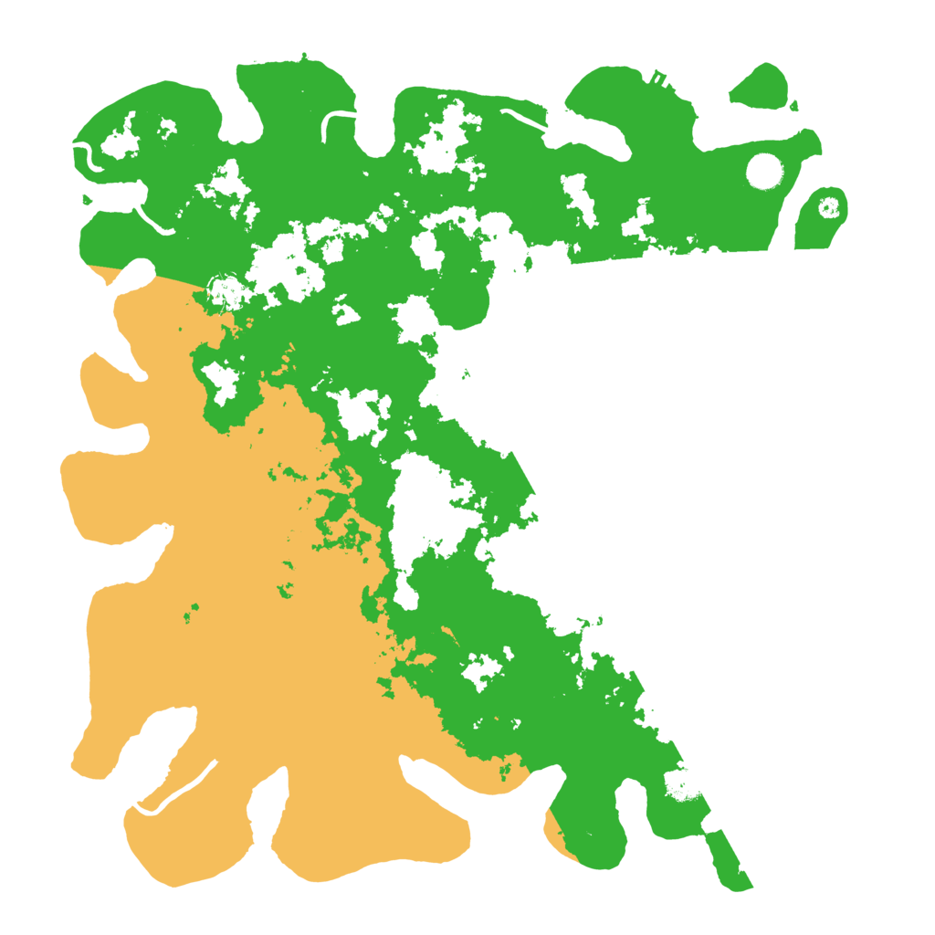 Biome Rust Map: Procedural Map, Size: 4500, Seed: 100000