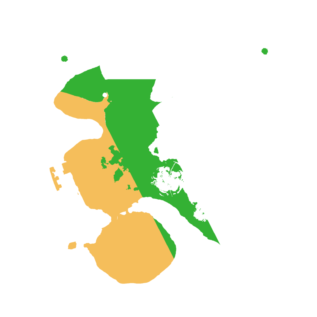 Biome Rust Map: Procedural Map, Size: 2000, Seed: 2057781321