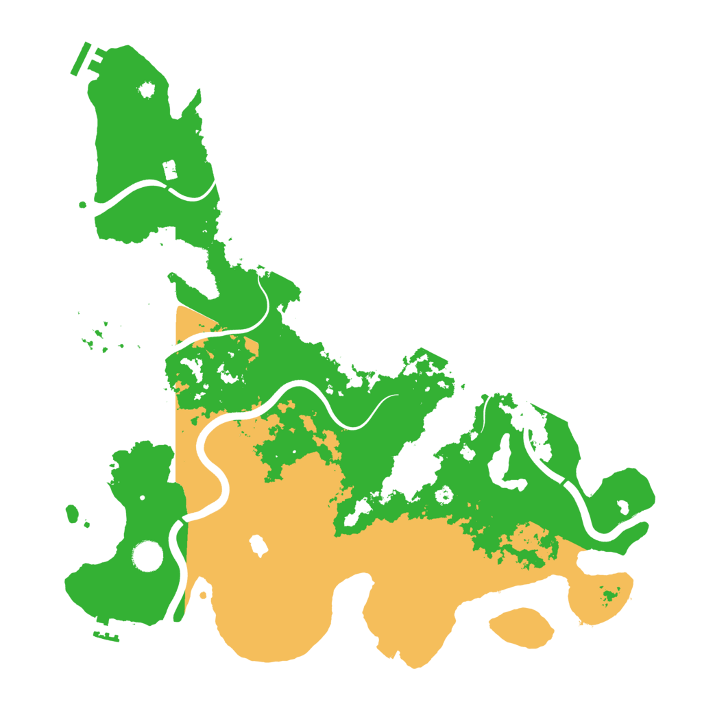 Biome Rust Map: Procedural Map, Size: 4000, Seed: 420861