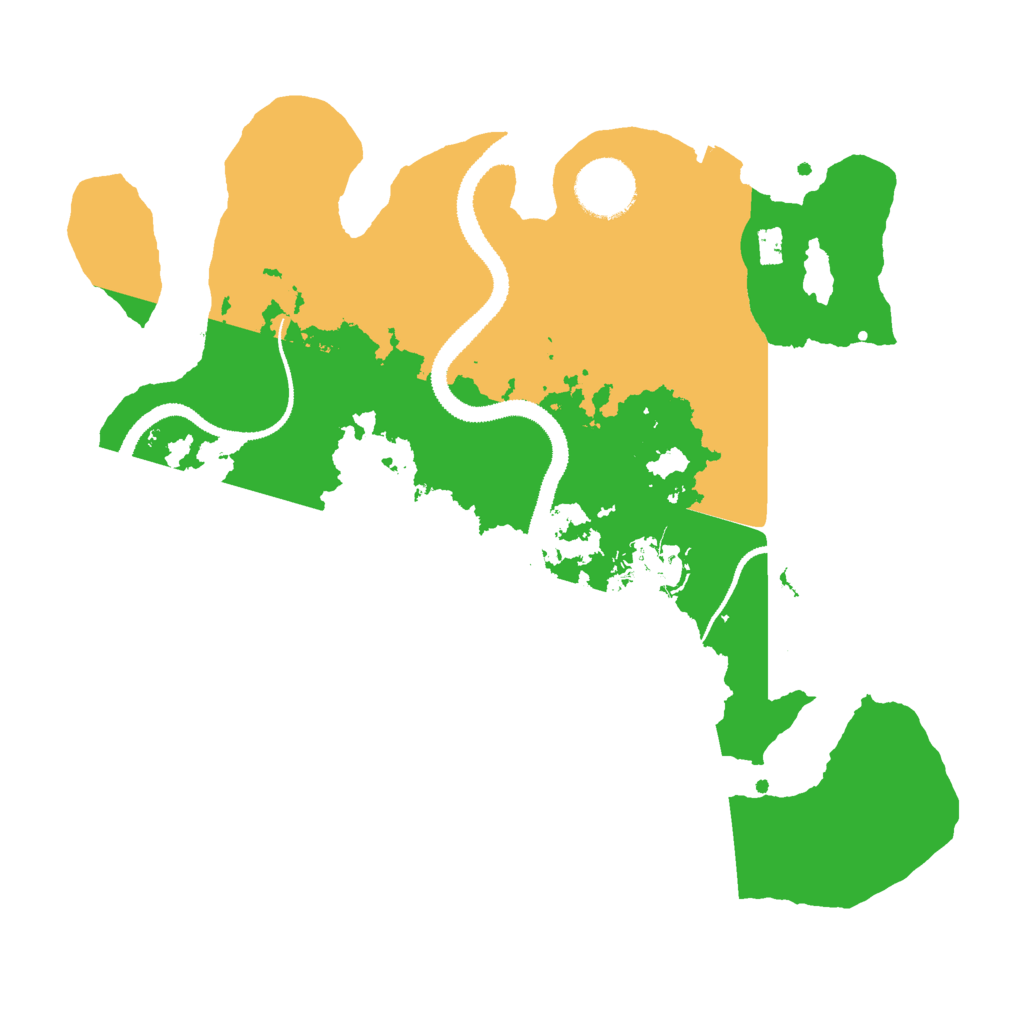 Biome Rust Map: Procedural Map, Size: 3024, Seed: 2147483647