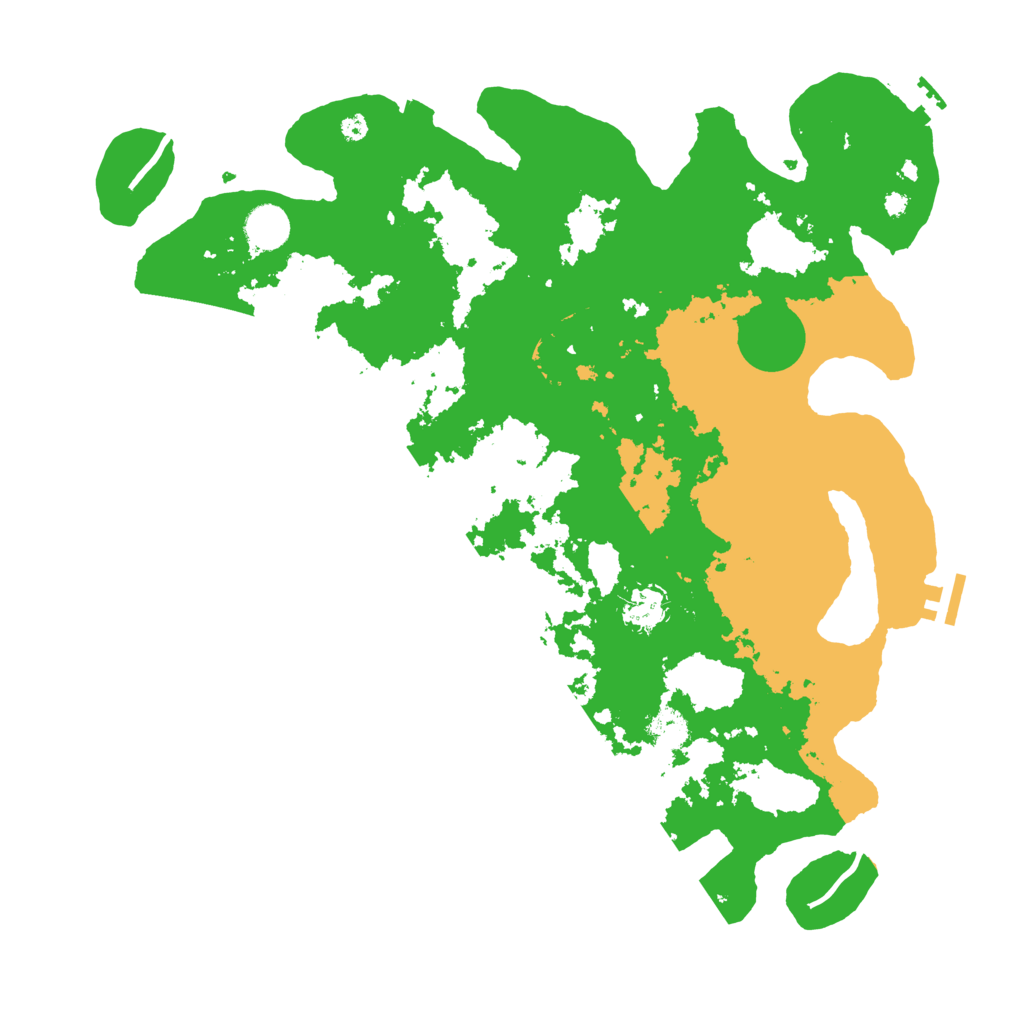 Biome Rust Map: Procedural Map, Size: 4000, Seed: 204773