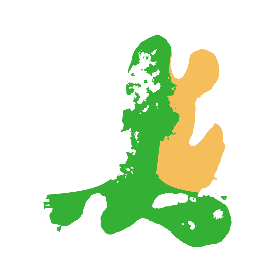 Biome Rust Map: Procedural Map, Size: 2500, Seed: 2084455811