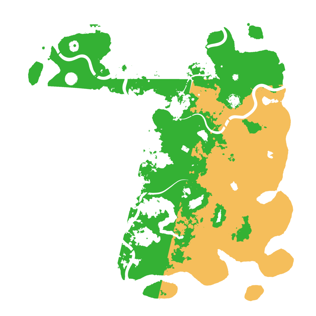 Biome Rust Map: Procedural Map, Size: 4500, Seed: 1859769516