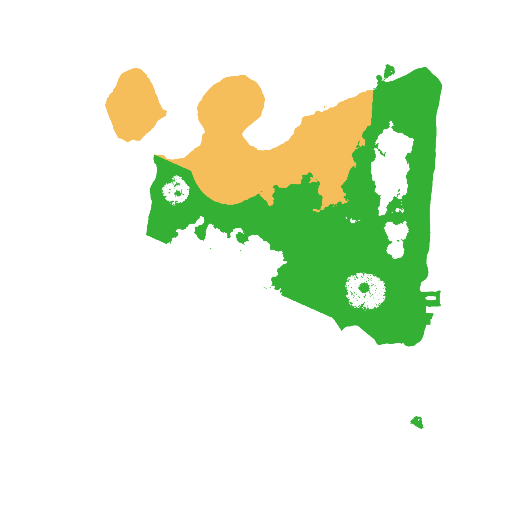 Biome Rust Map: Procedural Map, Size: 2000, Seed: 120301083