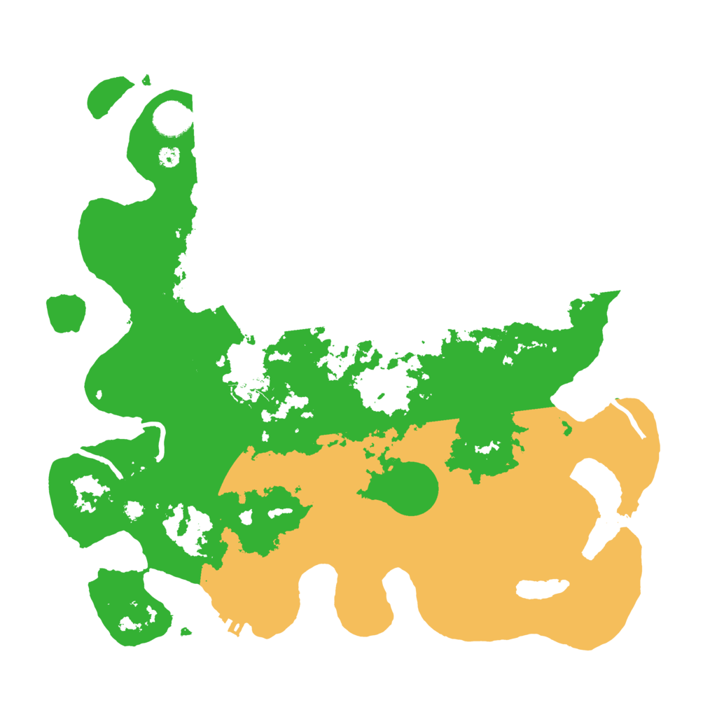 Biome Rust Map: Procedural Map, Size: 3500, Seed: 6945654