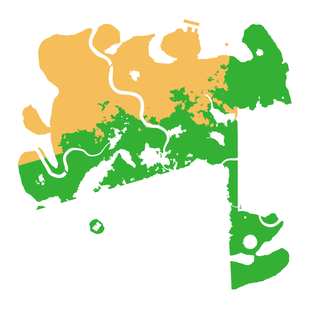 Biome Rust Map: Procedural Map, Size: 4000, Seed: 1919810893