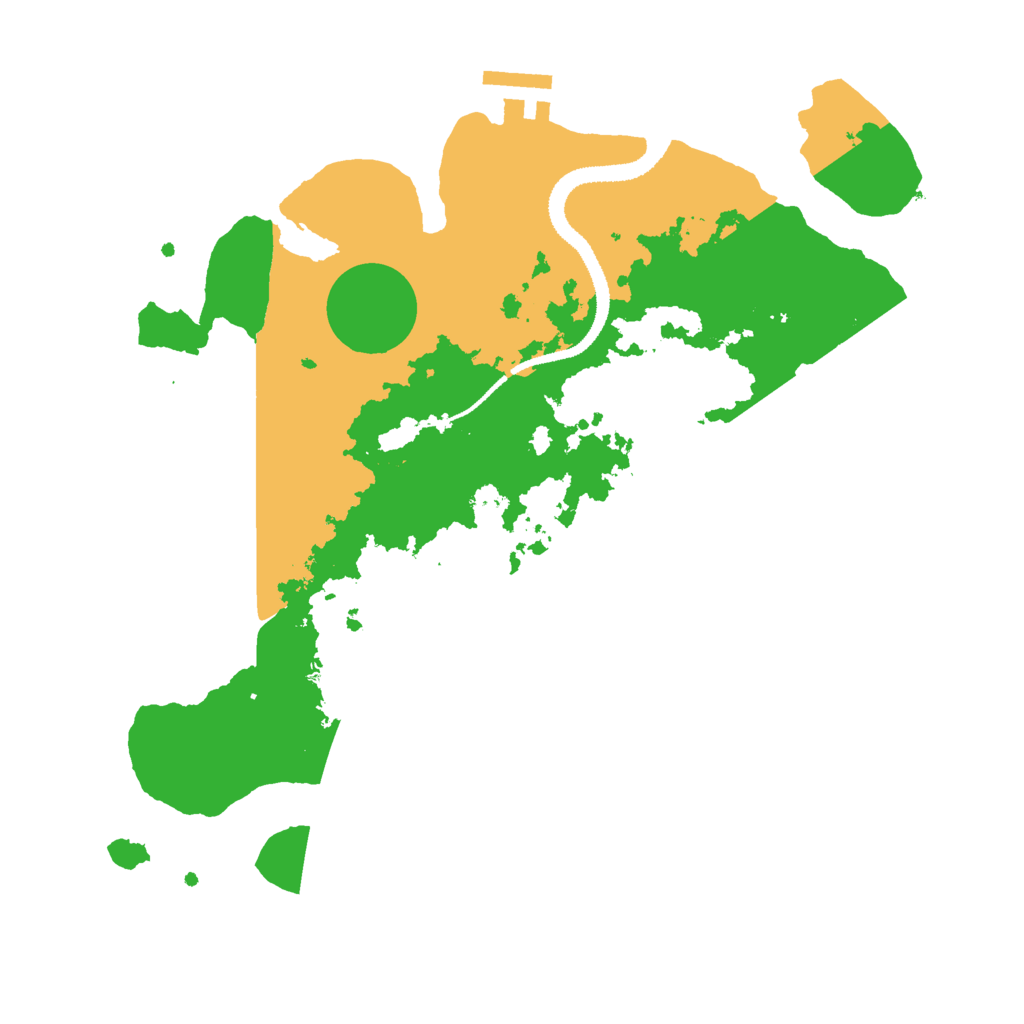 Biome Rust Map: Procedural Map, Size: 3000, Seed: 4173