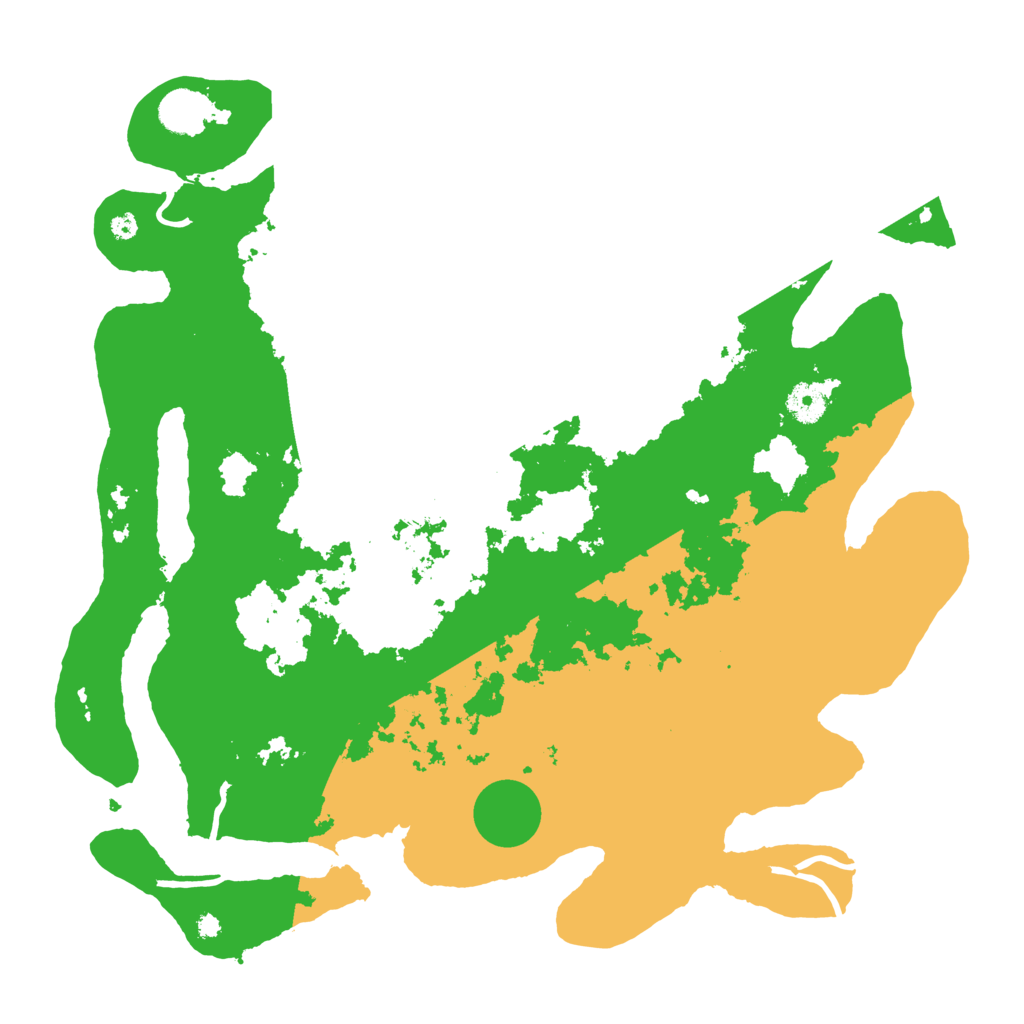 Biome Rust Map: Procedural Map, Size: 4000, Seed: 7452