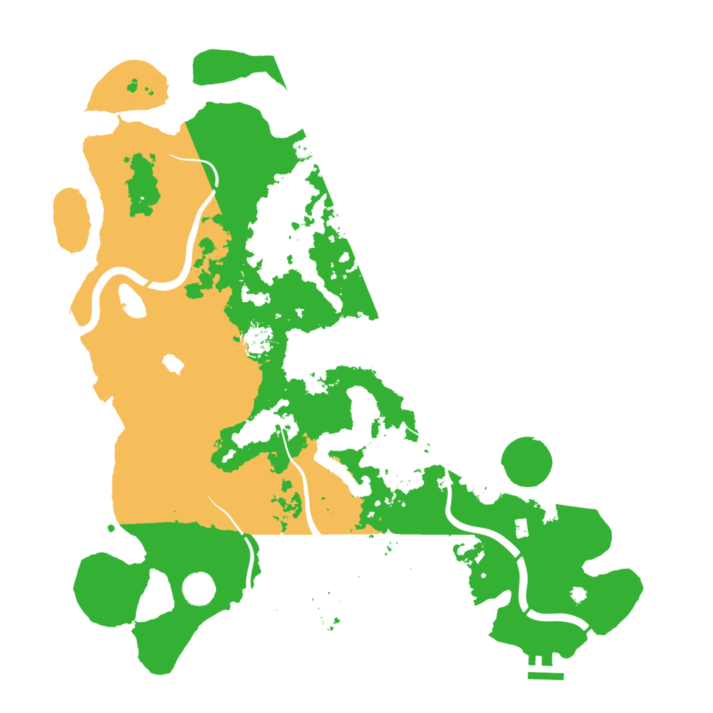 Biome Rust Map: Procedural Map, Size: 4000, Seed: 267926165