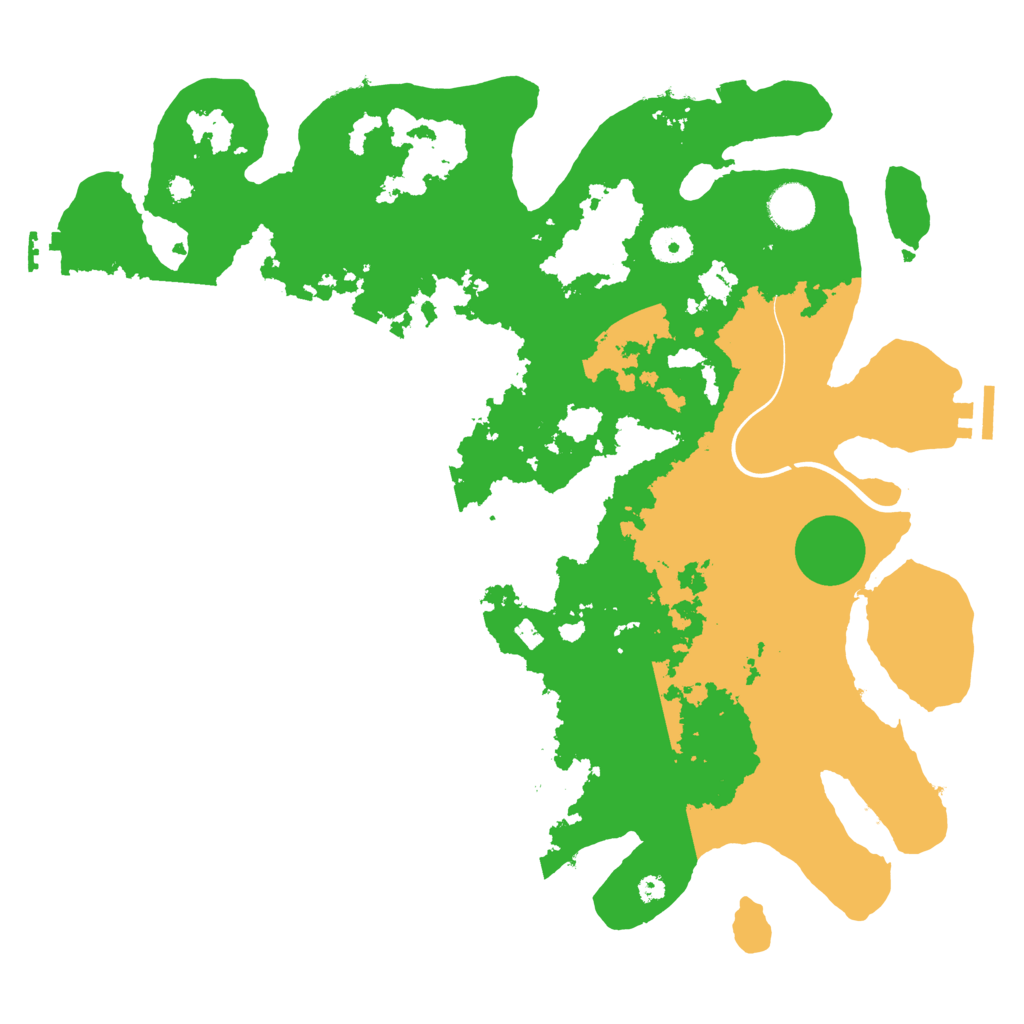 Biome Rust Map: Procedural Map, Size: 3850, Seed: 597794852