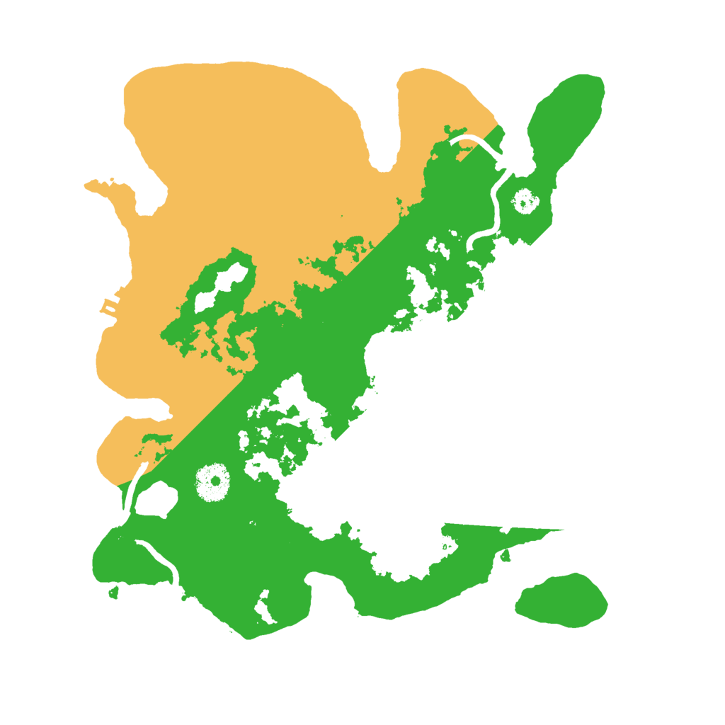 Biome Rust Map: Procedural Map, Size: 3000, Seed: 26414