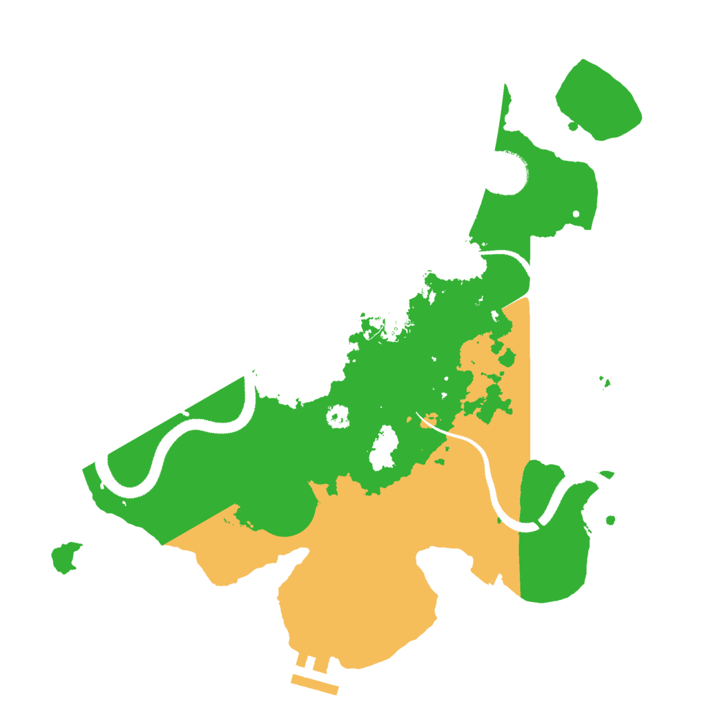Biome Rust Map: Procedural Map, Size: 3000, Seed: 317762447