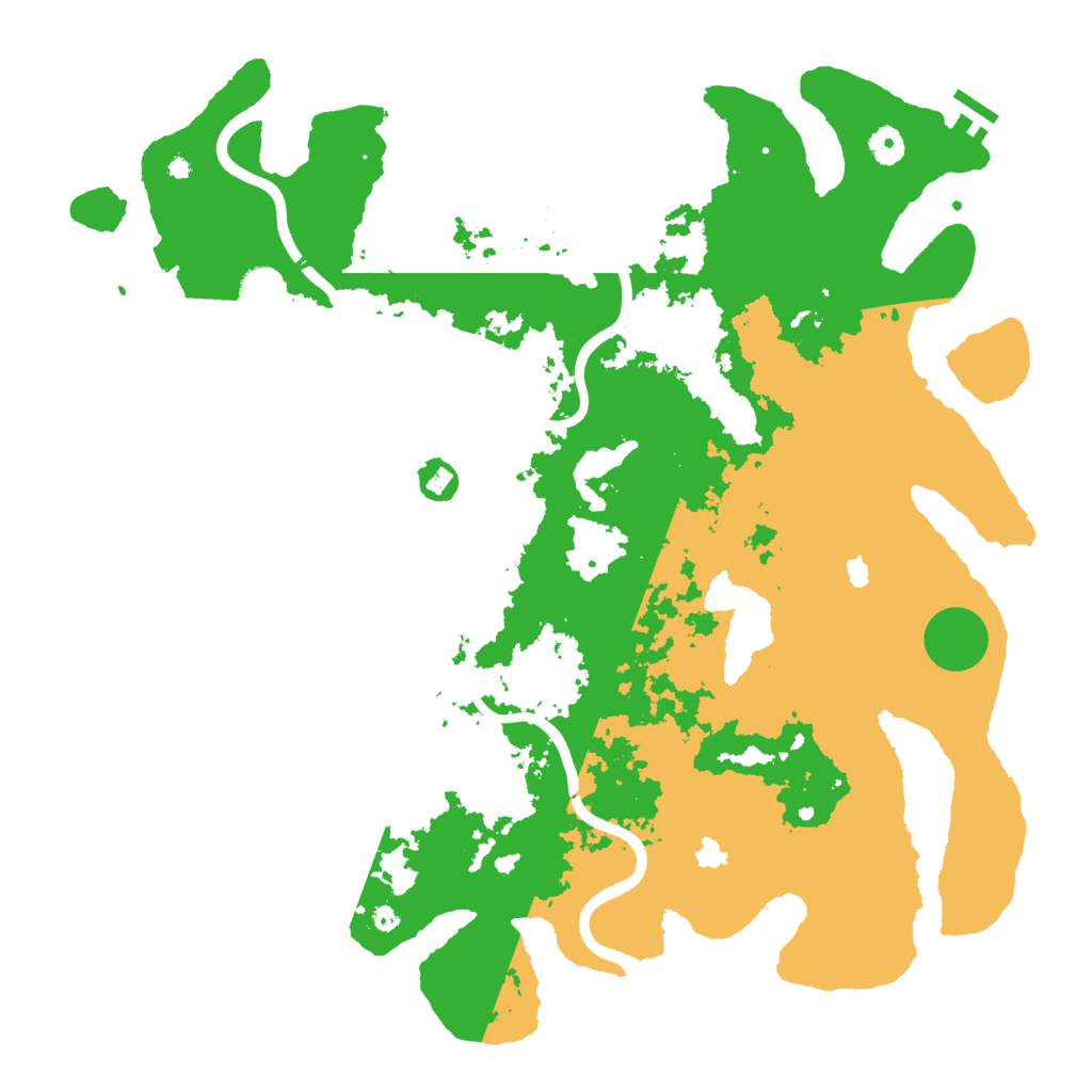 Biome Rust Map: Procedural Map, Size: 4500, Seed: 1851944233