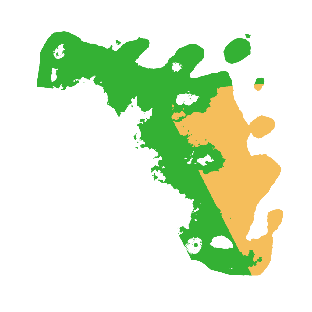 Biome Rust Map: Procedural Map, Size: 3000, Seed: 19116