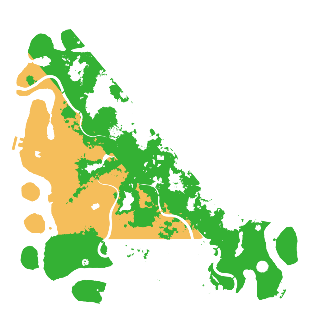 Biome Rust Map: Procedural Map, Size: 4750, Seed: 6741