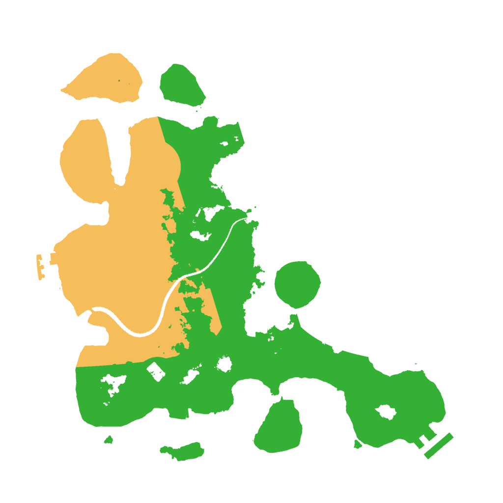 Biome Rust Map: Procedural Map, Size: 3000, Seed: 844654651