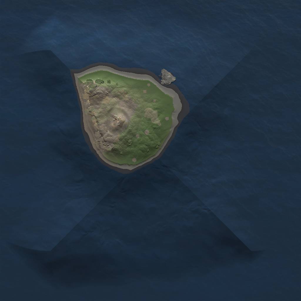 Rust Map: Procedural Map, Size: 1000, Seed: 19, 3 Monuments