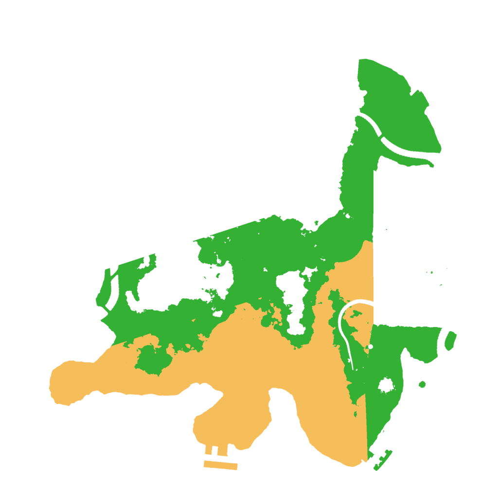 Biome Rust Map: Procedural Map, Size: 3000, Seed: 1411355080