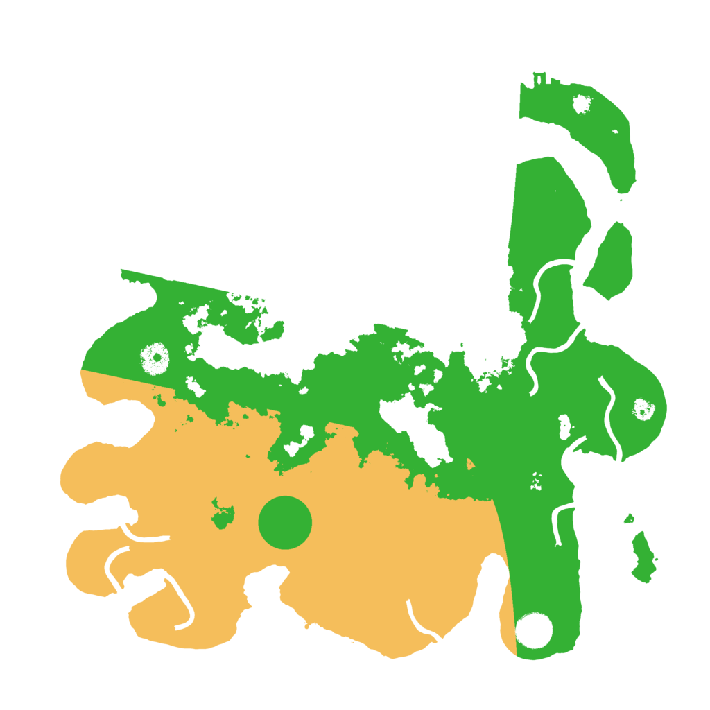 Biome Rust Map: Procedural Map, Size: 3500, Seed: 68604138