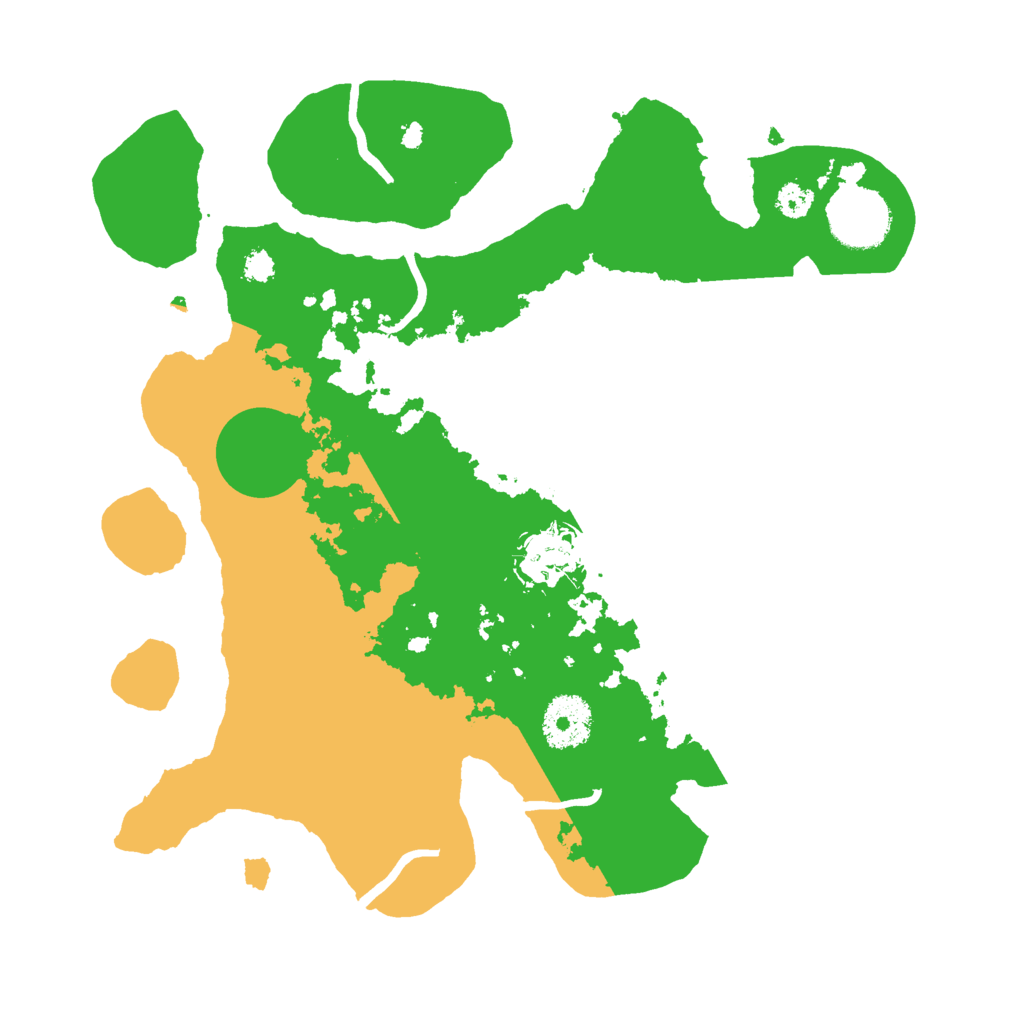 Biome Rust Map: Procedural Map, Size: 3000, Seed: 19041999