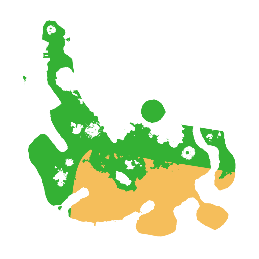 Biome Rust Map: Procedural Map, Size: 3000, Seed: 25899