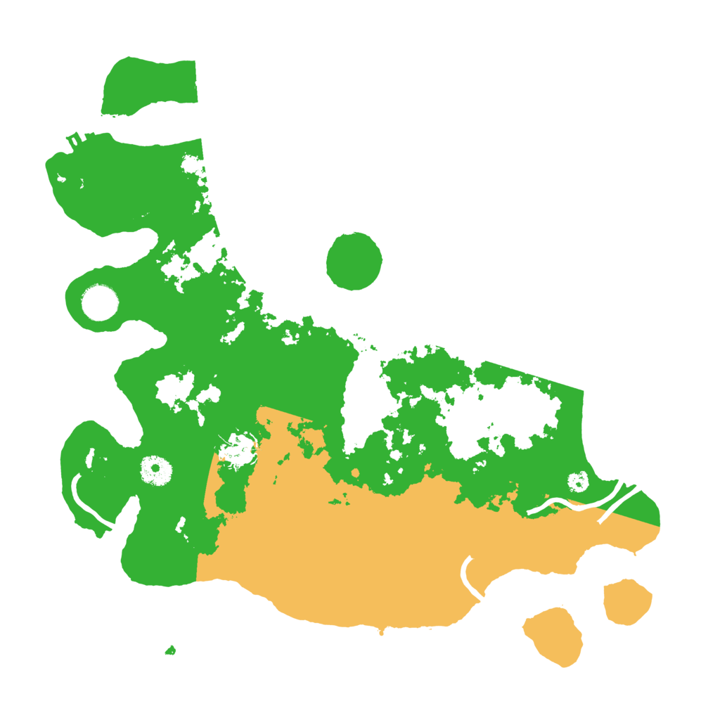 Biome Rust Map: Procedural Map, Size: 3500, Seed: 1495277061