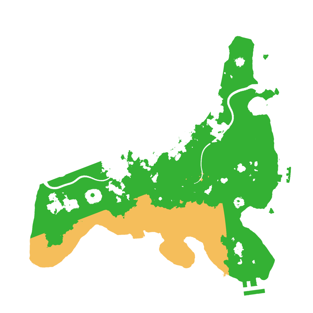 Biome Rust Map: Procedural Map, Size: 3000, Seed: 717615305