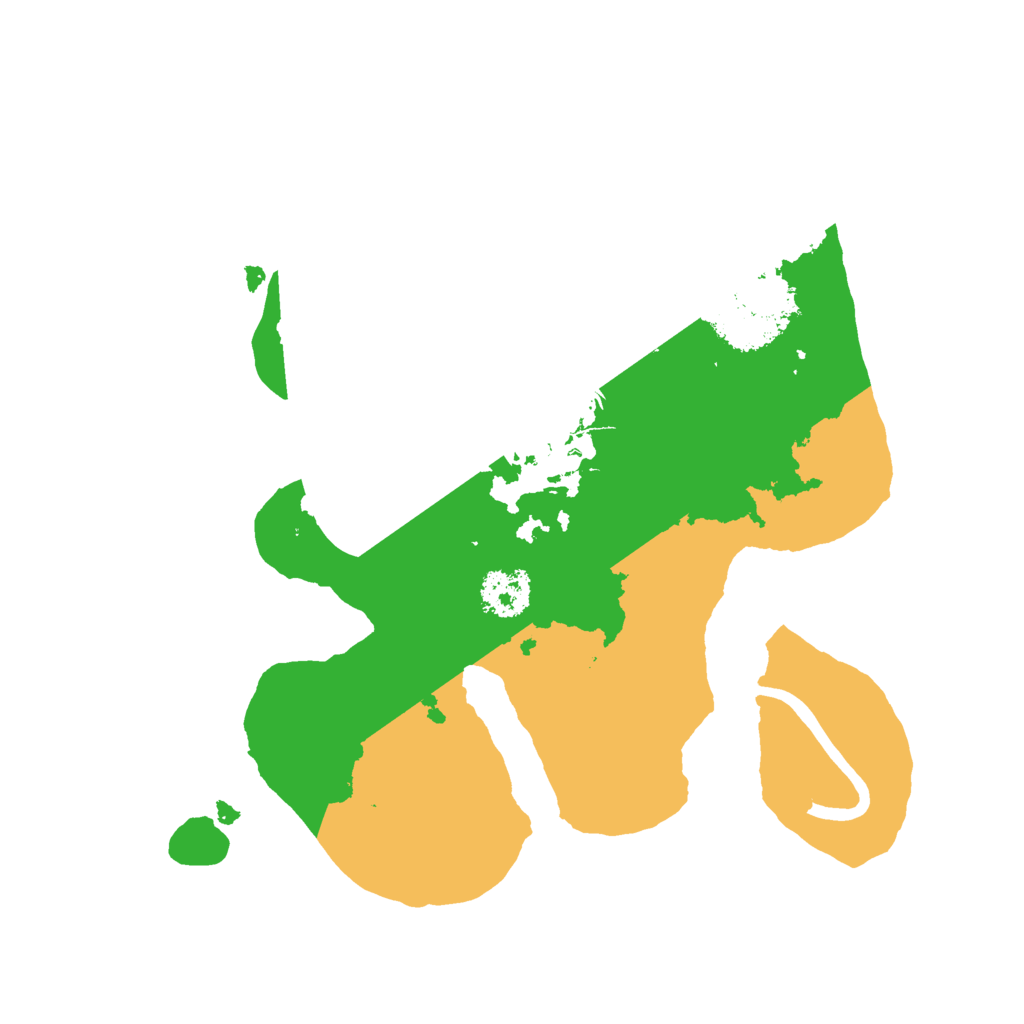 Biome Rust Map: Procedural Map, Size: 2100, Seed: 22083868