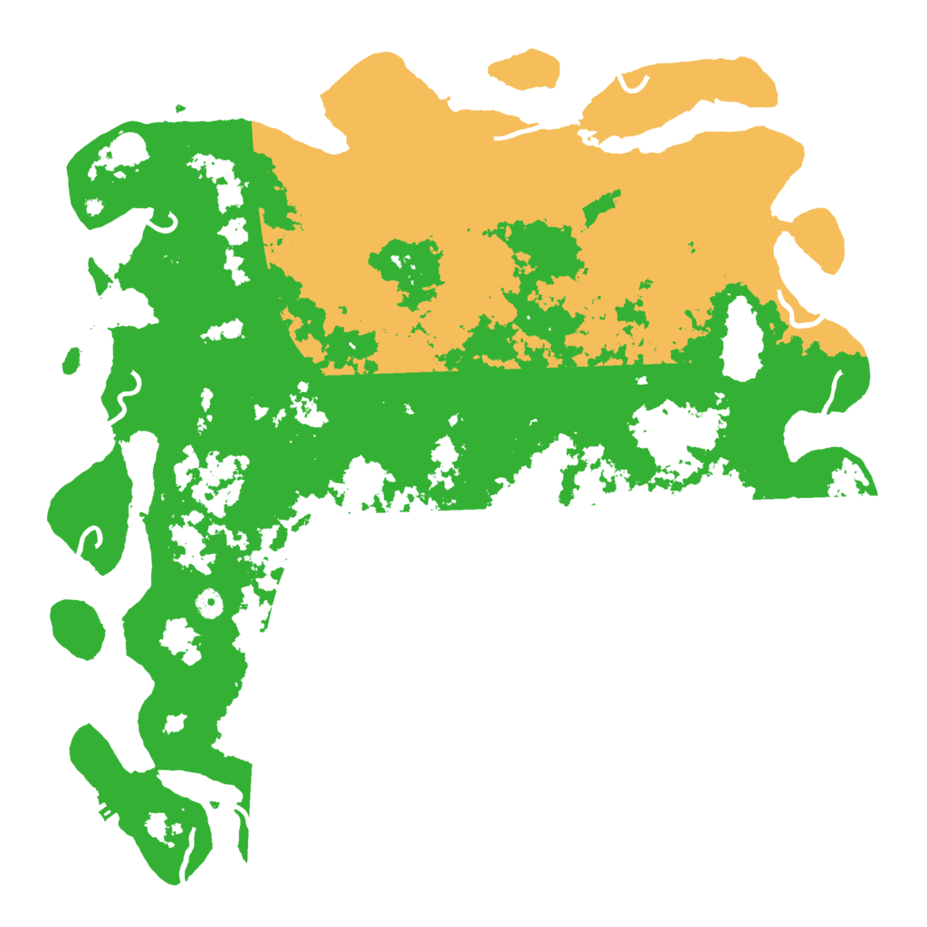 Biome Rust Map: Procedural Map, Size: 5000, Seed: 648257