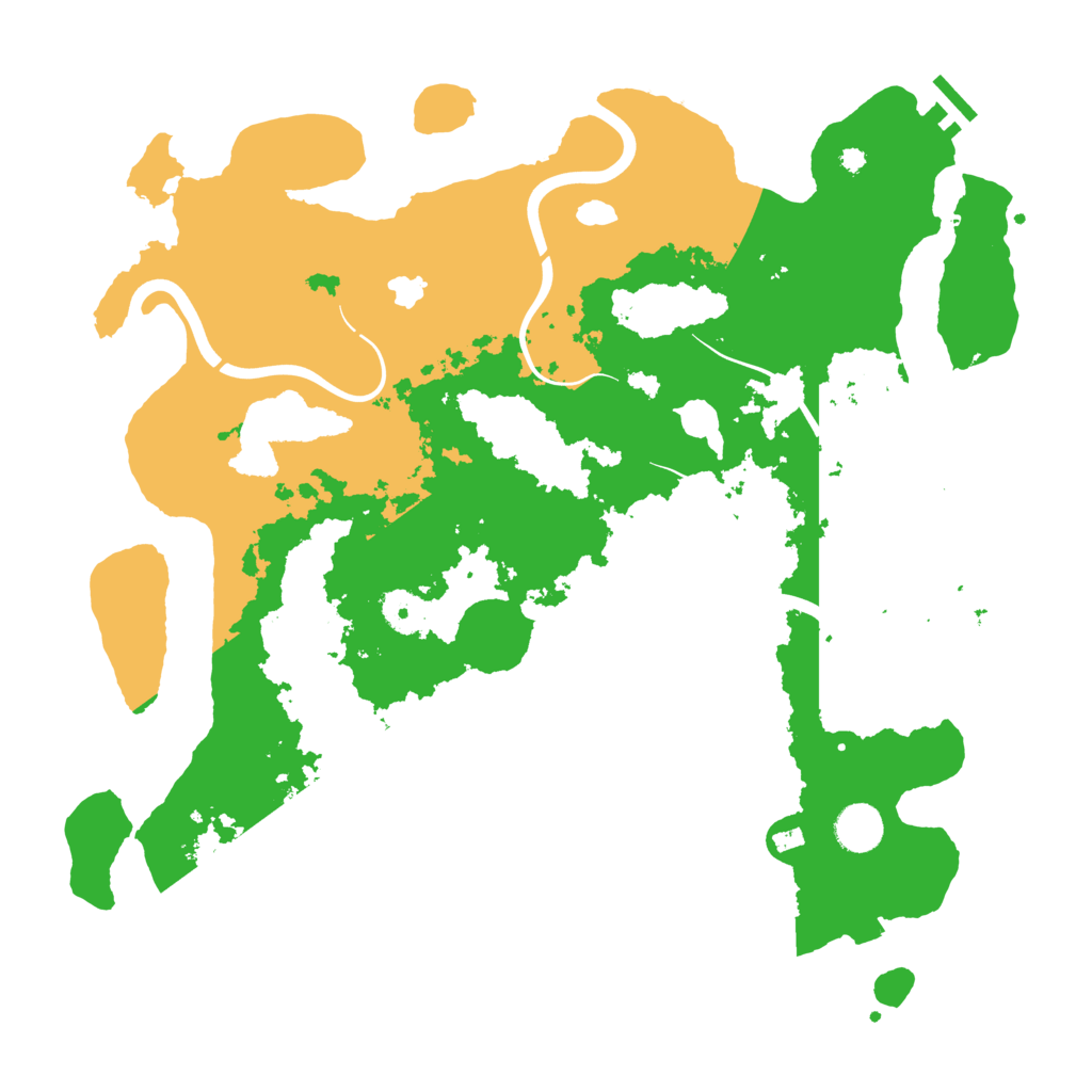 Biome Rust Map: Procedural Map, Size: 4000, Seed: 1546722857