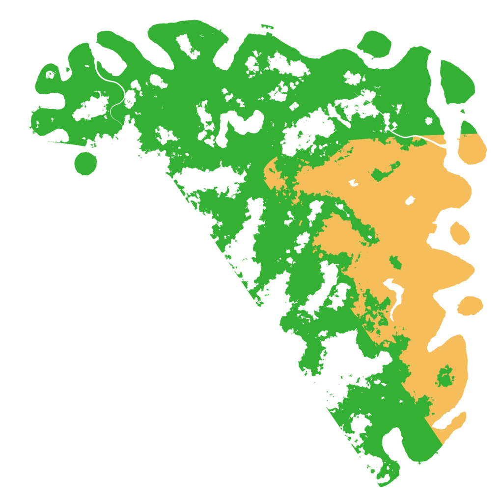 Biome Rust Map: Procedural Map, Size: 6000, Seed: 1230007758