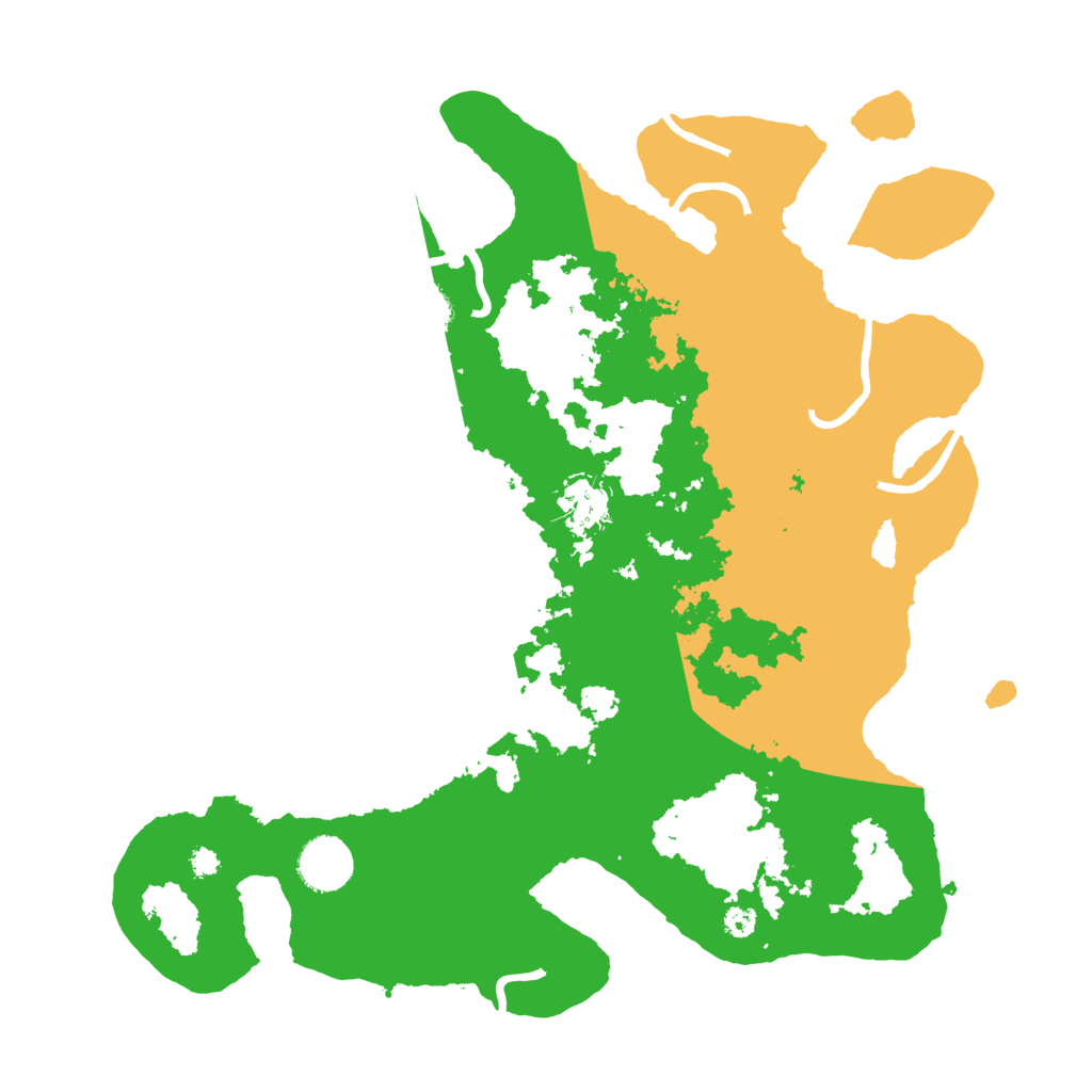 Biome Rust Map: Procedural Map, Size: 3500, Seed: 798798470