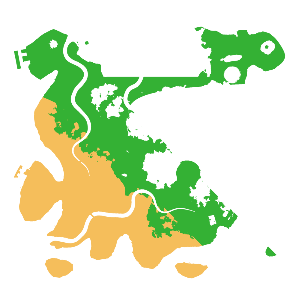 Biome Rust Map: Procedural Map, Size: 3400, Seed: 38564