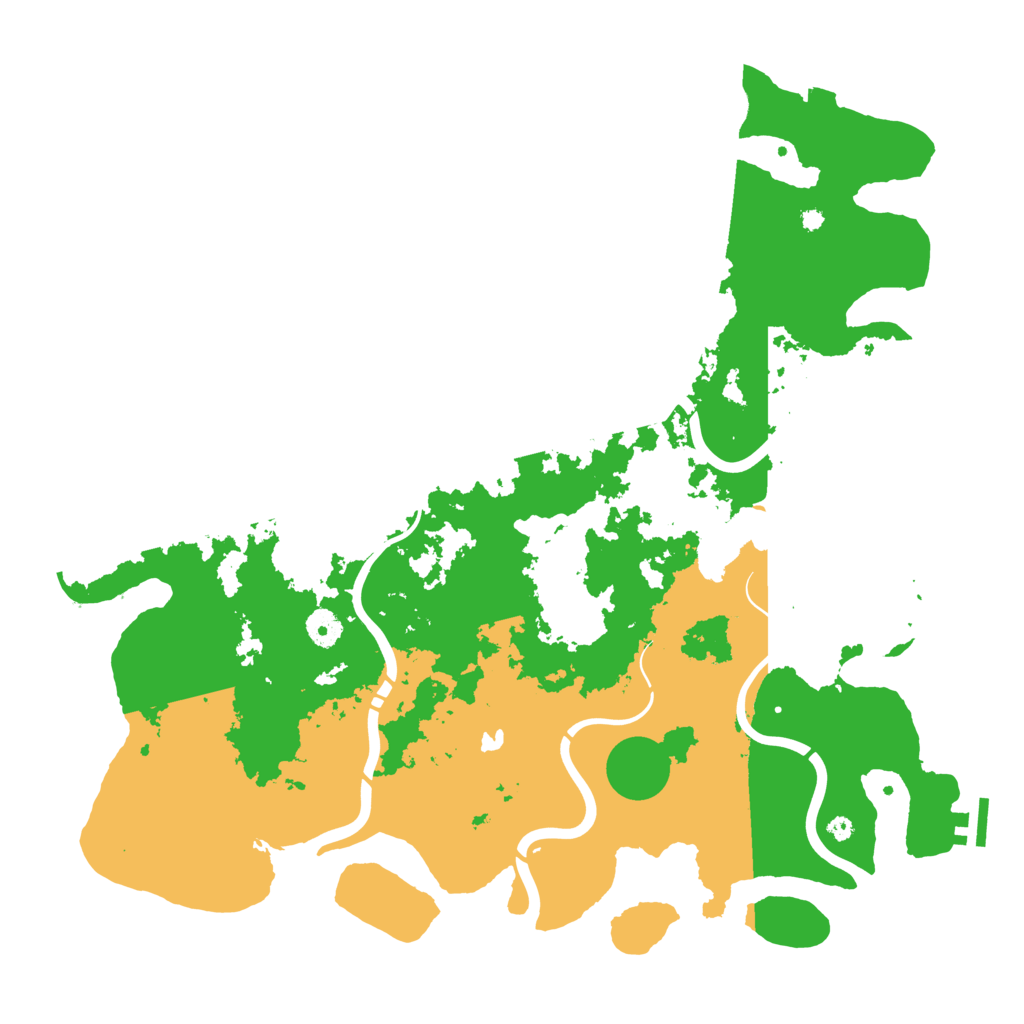 Biome Rust Map: Procedural Map, Size: 4250, Seed: 50221687