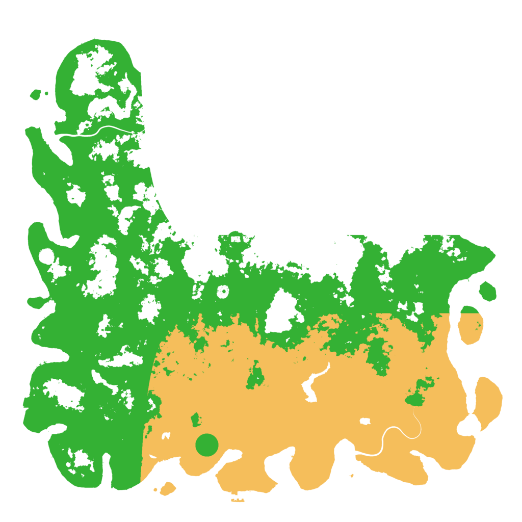 Biome Rust Map: Procedural Map, Size: 6000, Seed: 2226