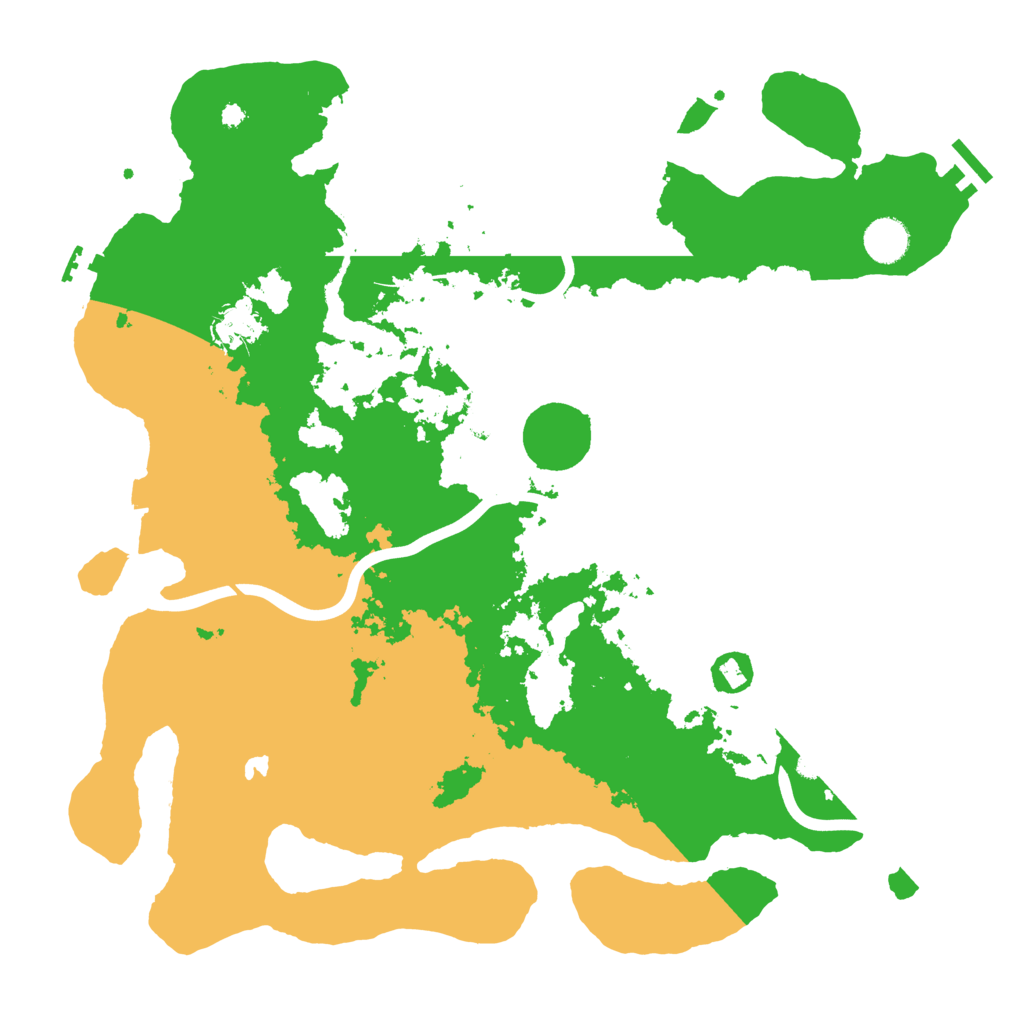 Biome Rust Map: Procedural Map, Size: 4000, Seed: 22692