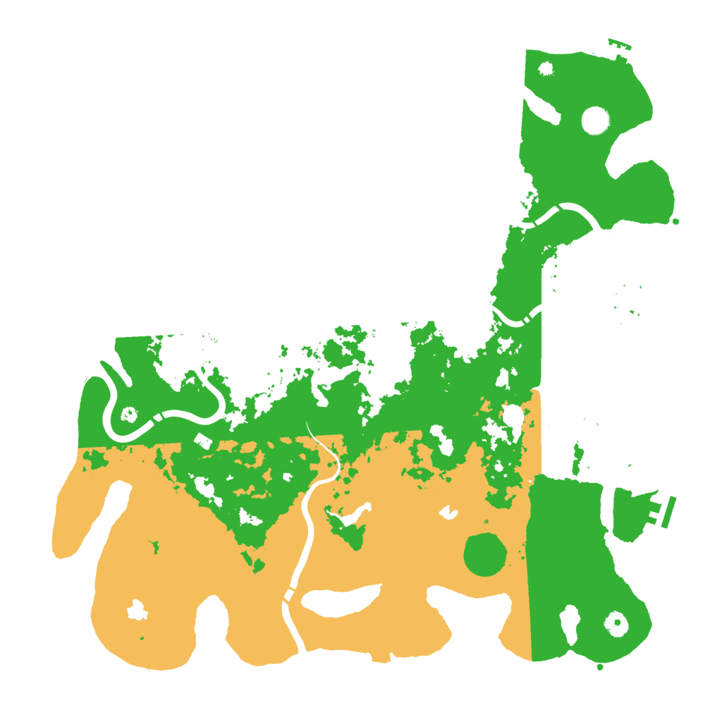 Biome Rust Map: Procedural Map, Size: 4500, Seed: 1707442667