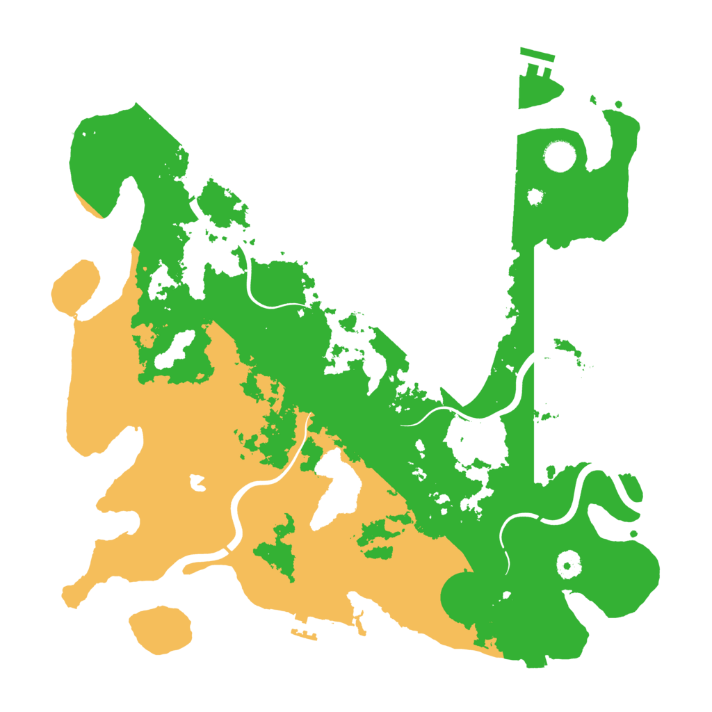 Biome Rust Map: Procedural Map, Size: 4000, Seed: 1088036998