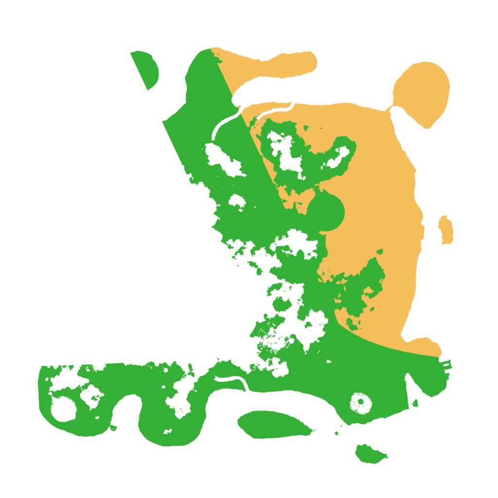 Biome Rust Map: Procedural Map, Size: 3500, Seed: 879789789