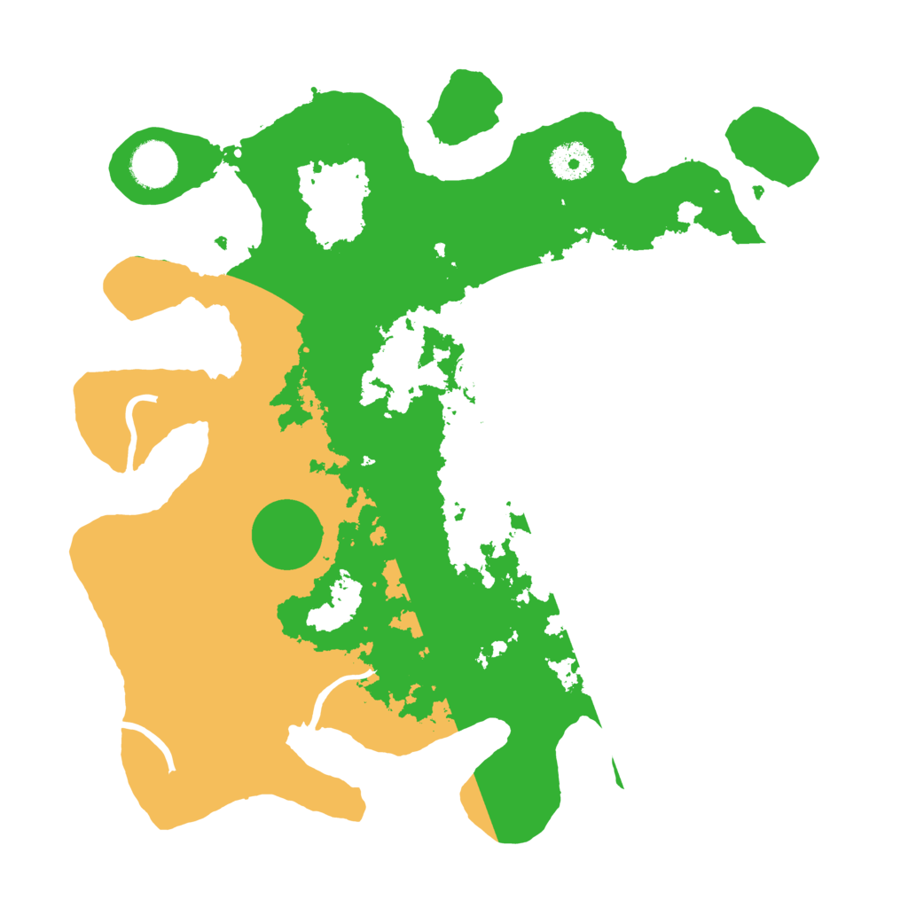 Biome Rust Map: Procedural Map, Size: 3400, Seed: 2344