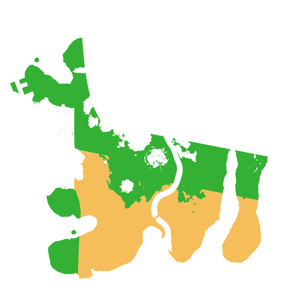 Biome Rust Map: Procedural Map, Size: 2500, Seed: 1373152668