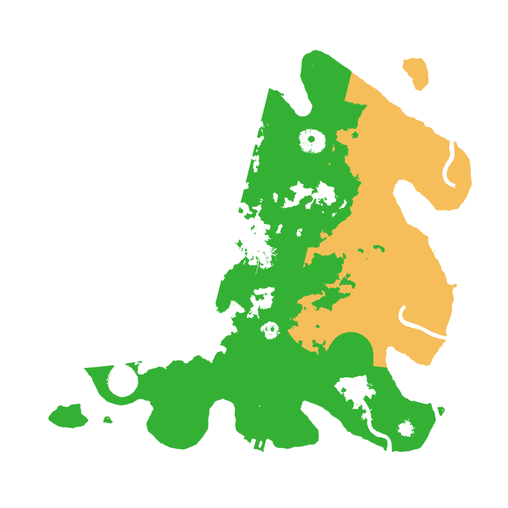 Biome Rust Map: Procedural Map, Size: 3000, Seed: 26120