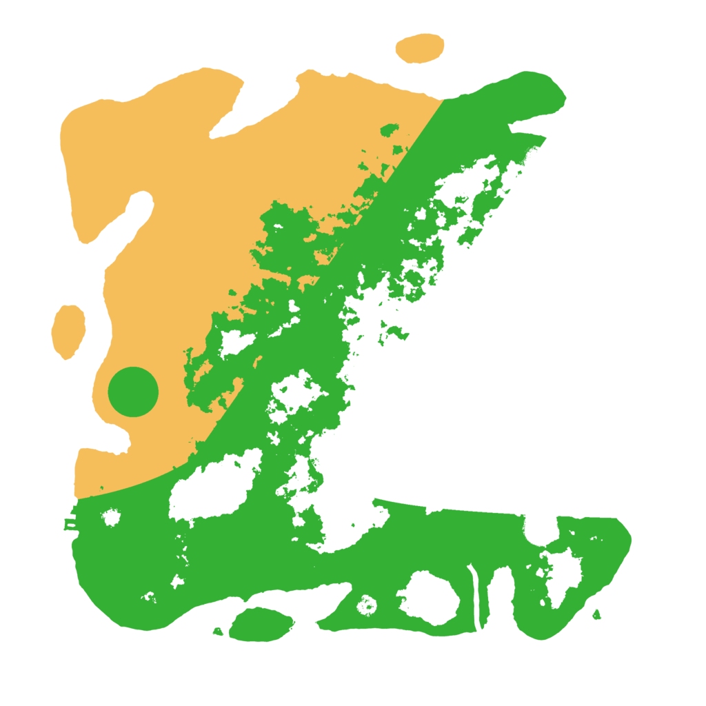 Biome Rust Map: Procedural Map, Size: 3700, Seed: 1271727451
